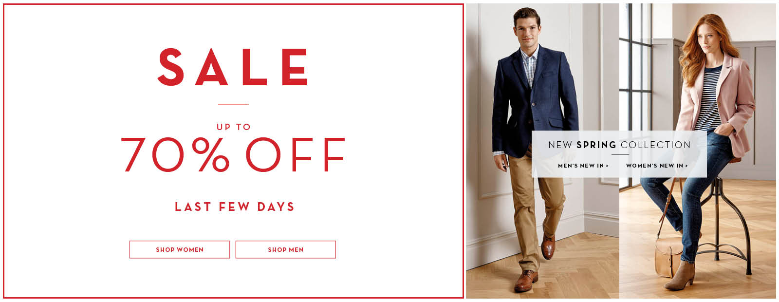 Final Reductions - 70% off selected lines