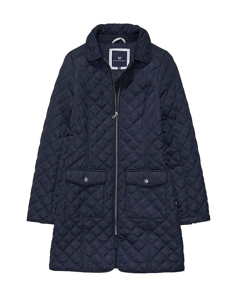 Forres Quilted Long Jacket