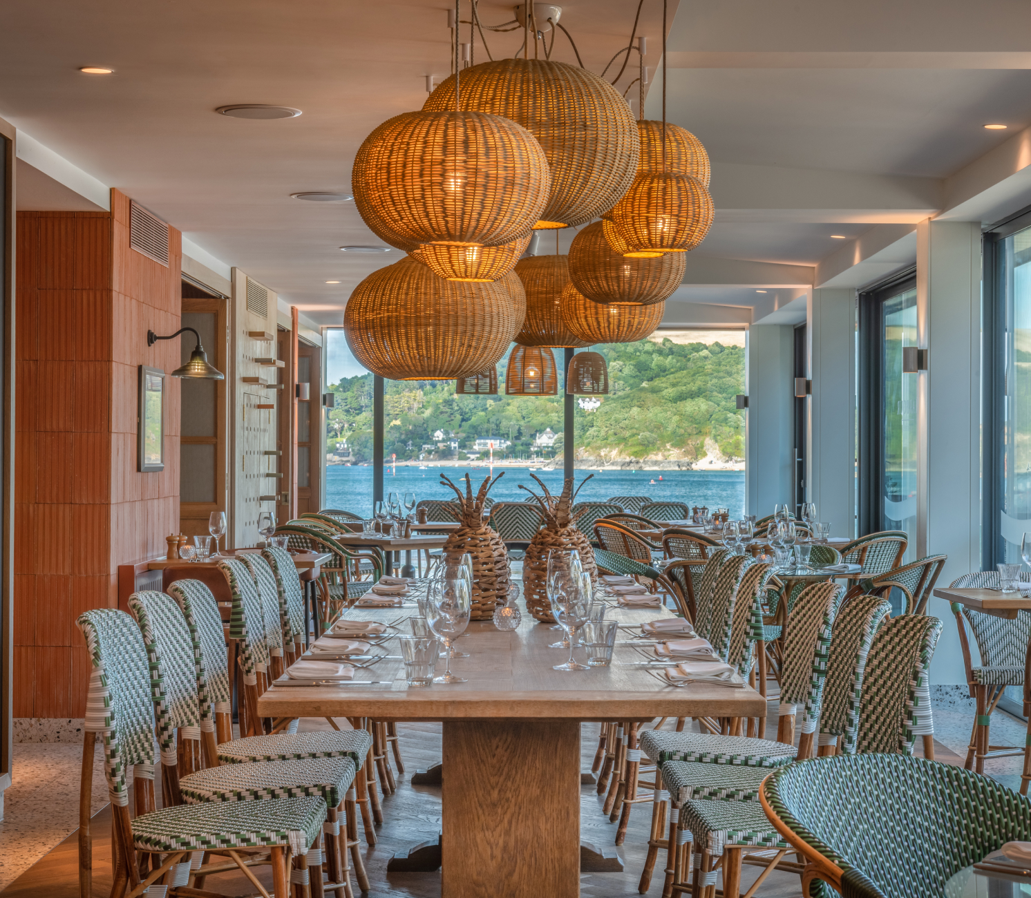 Dining room in the Harbour Hotel