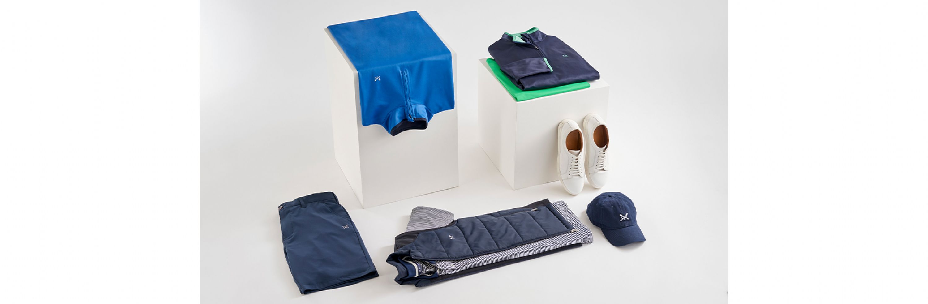 Golf collection launch couple shot