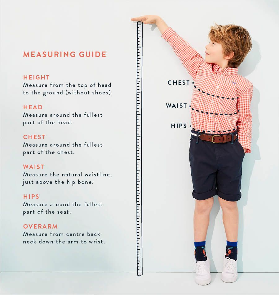 Boy's Measuring Guide
