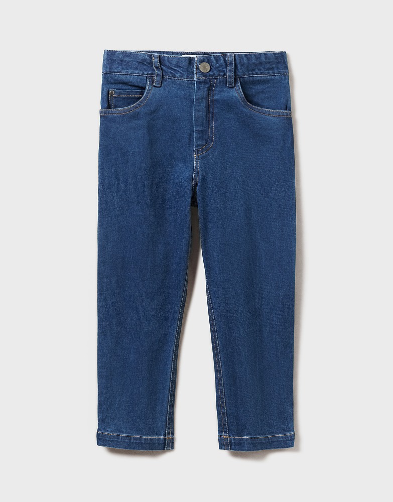 Slim Fit Jeans In Mid Blue