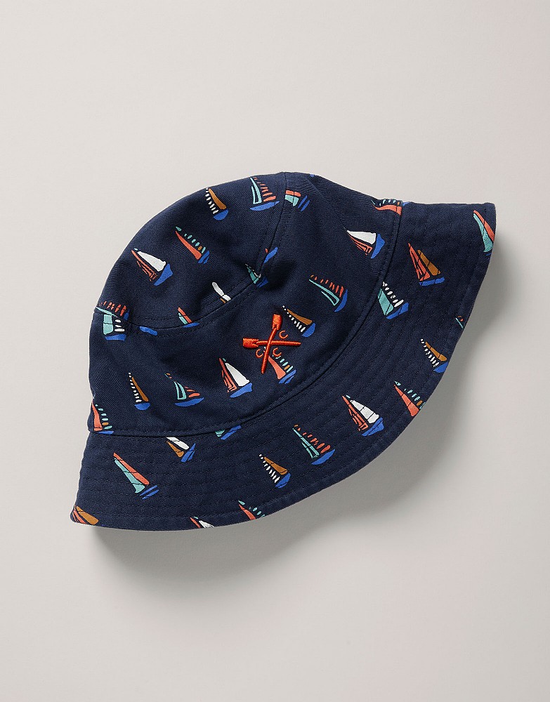 Bucket Hat In Boat Print