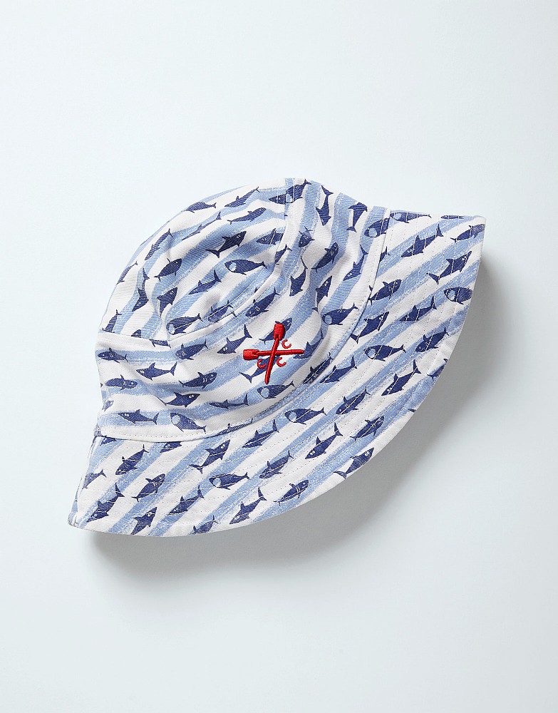 Bucket Hat In Shark Print