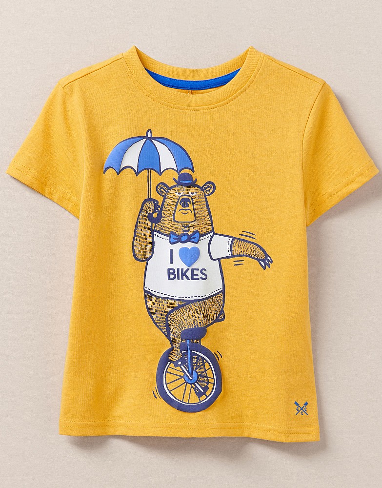 Short Sleeve Bear Bike T-Shirt