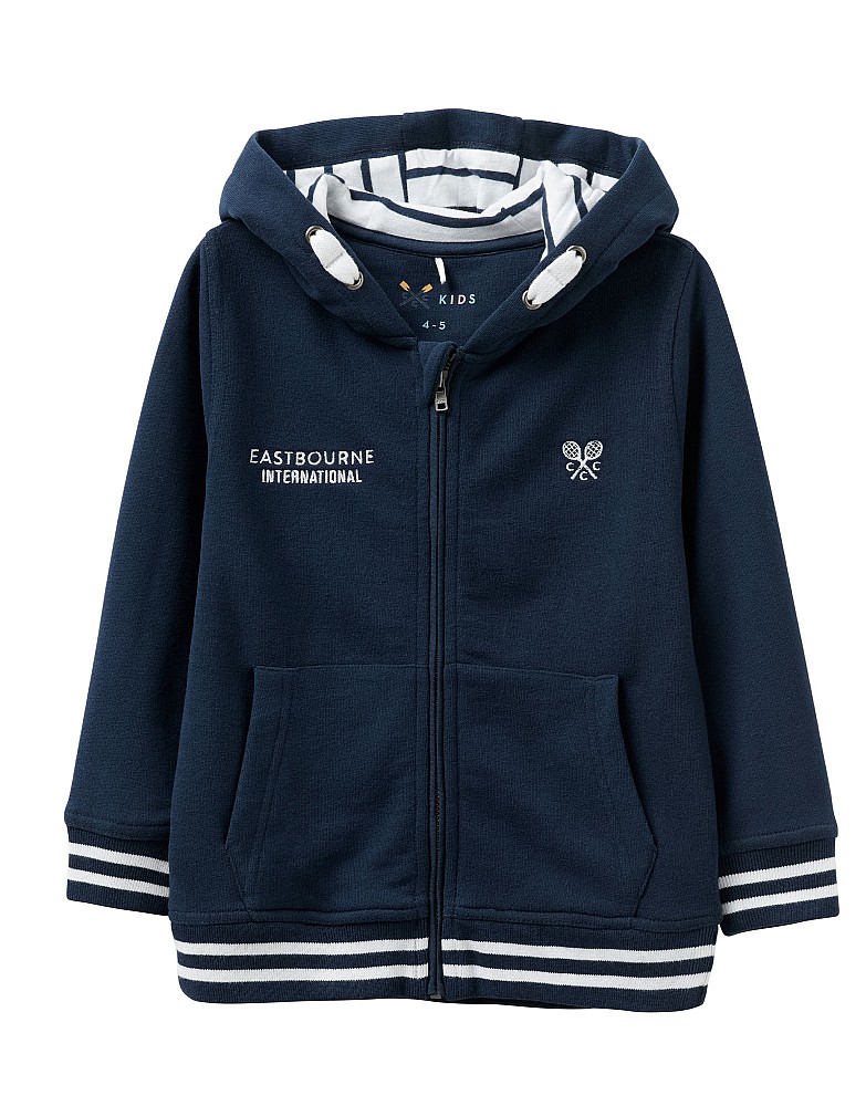 Eastbourne Branded Zip Through Hoodie