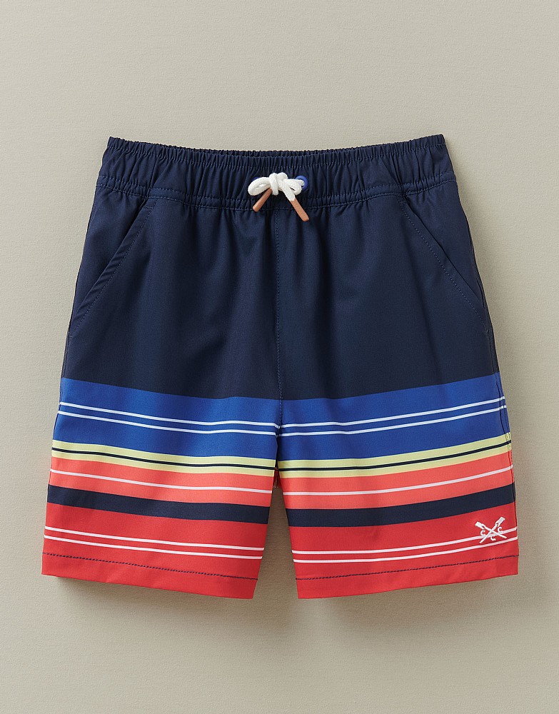 Multi Stripe Swim Shorts
