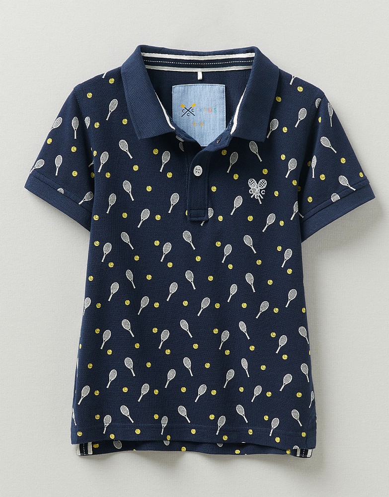 Printed Tennis Polo Shirt