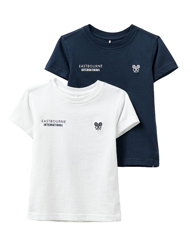 Eastbourne Branded 2 Pack Printed T-Shirt