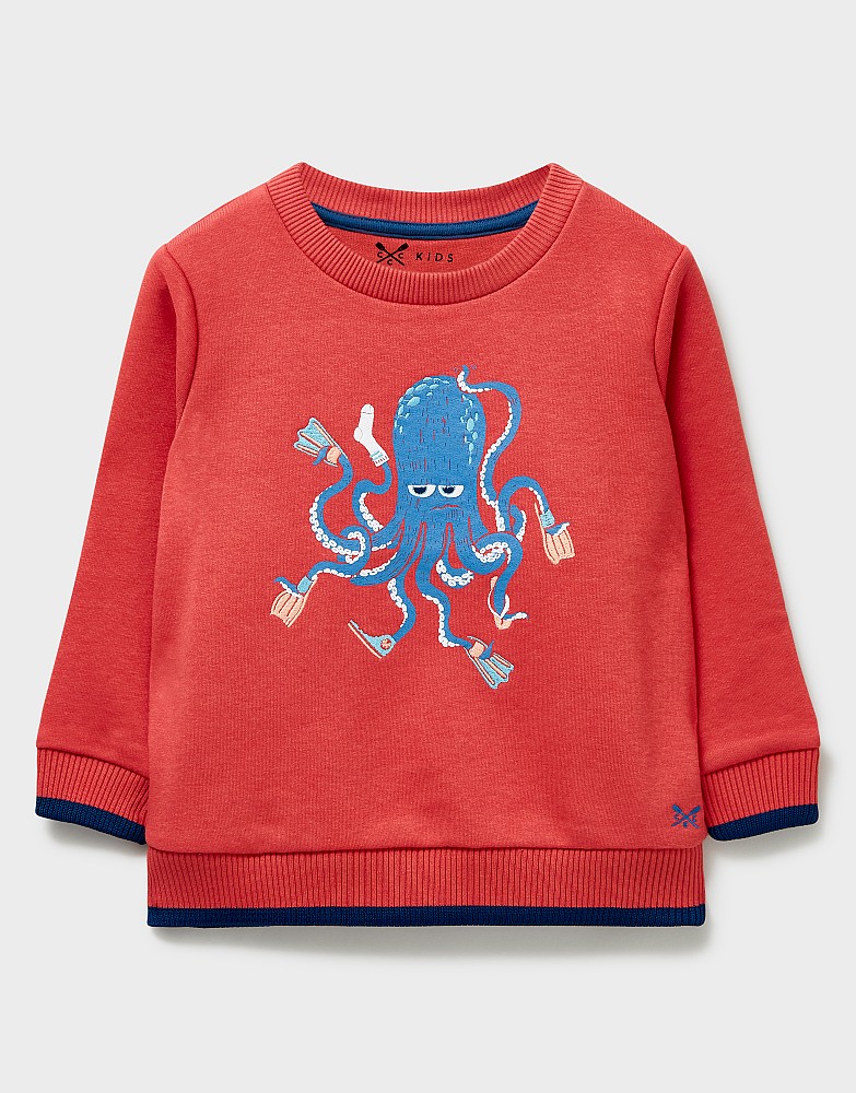 Octopus Crew Neck Sweatshirt