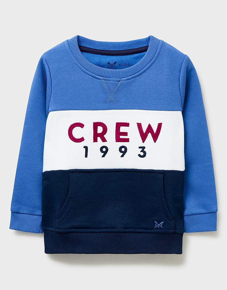 Cut And Sew Crew Neck Sweatshirt