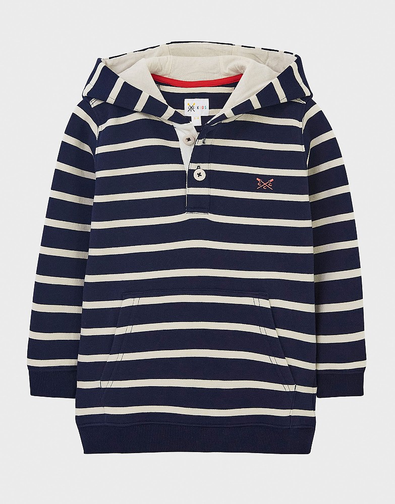 Stripe Hooded Sweatshirt