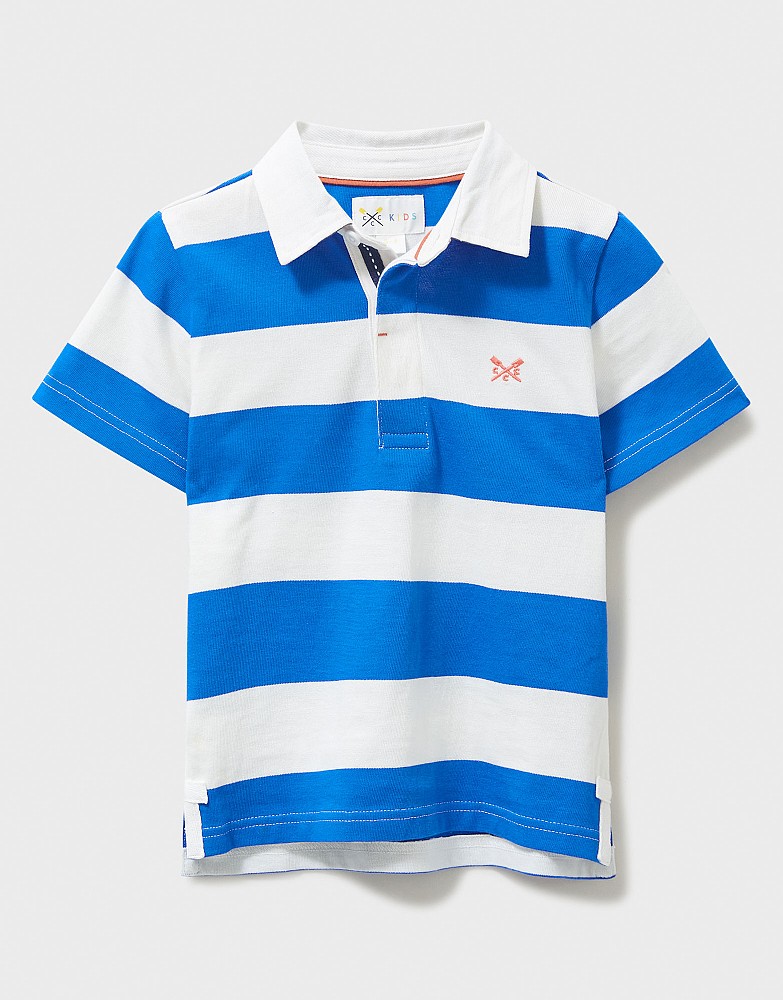 Boy's Short Sleeve Rugby Shirt from Crew Clothing Company