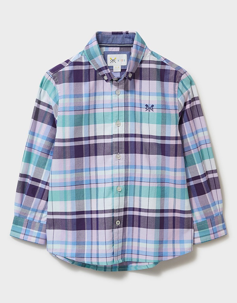 Boy's Check Shirt from Crew Clothing Company