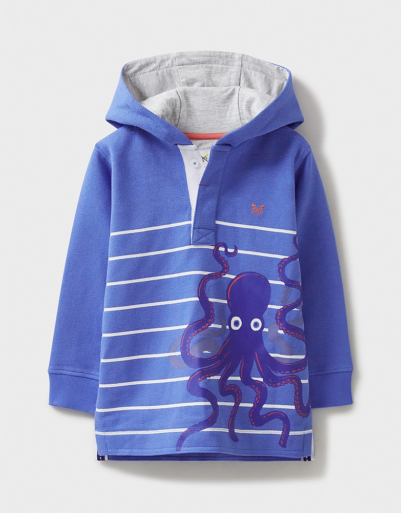 Hooded Padstow Pique Sweatshirt