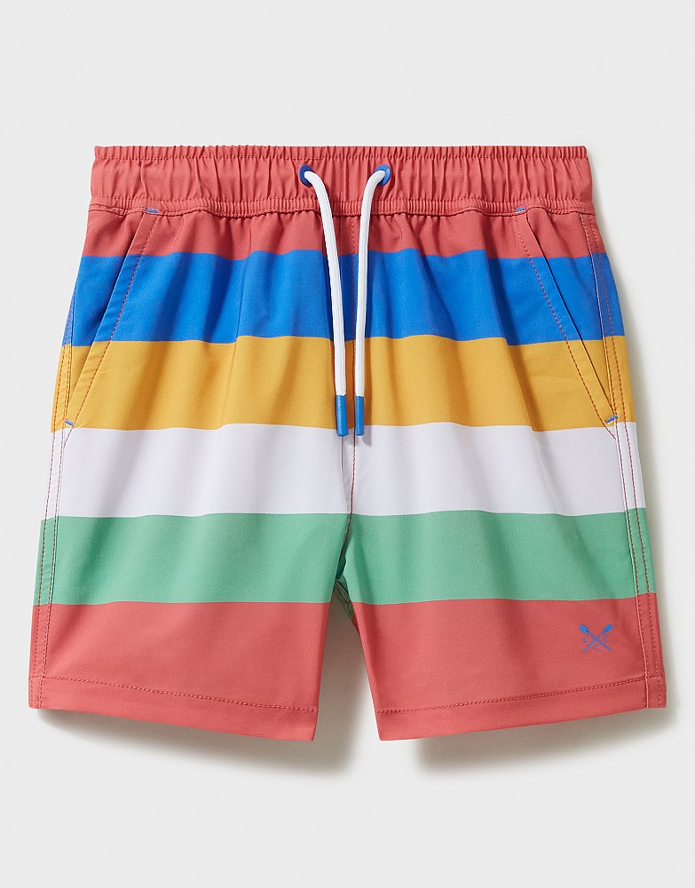 Multi Stripe Swim Shorts