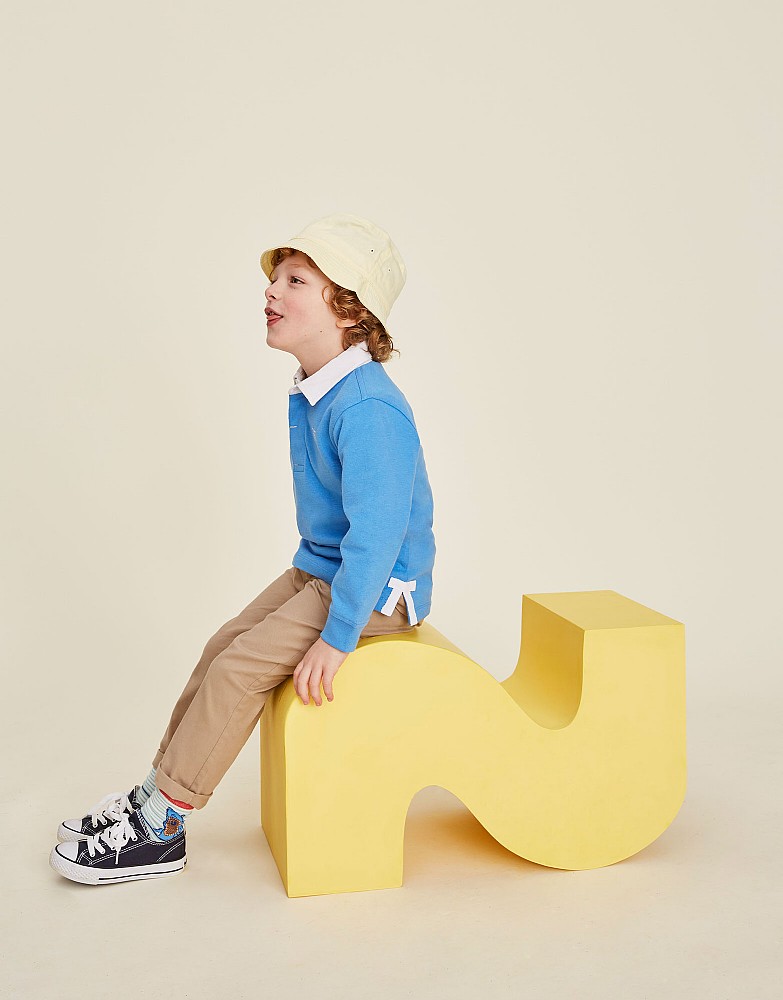 Long Sleeve Plain Rugby Shirt