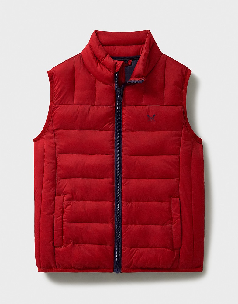 Lightweight Lowther Gilet in Red