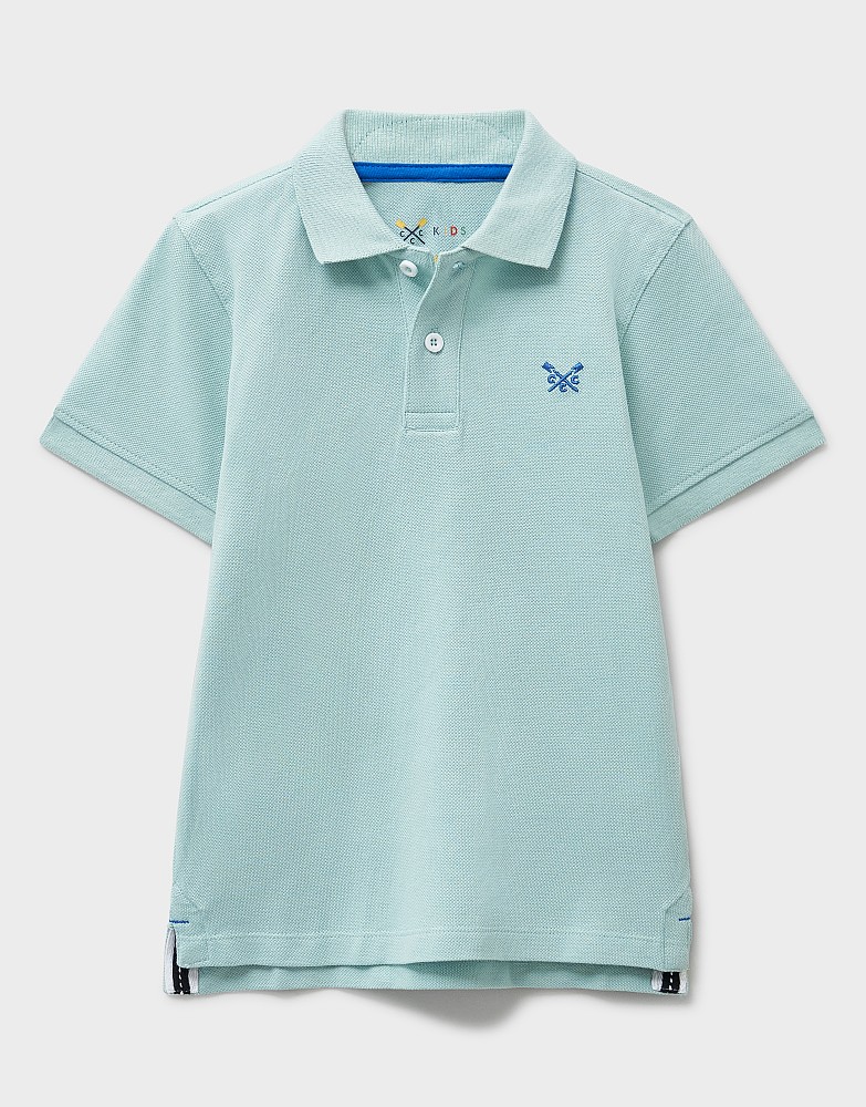 Classic Pique Polo Shirt in Marine Blue