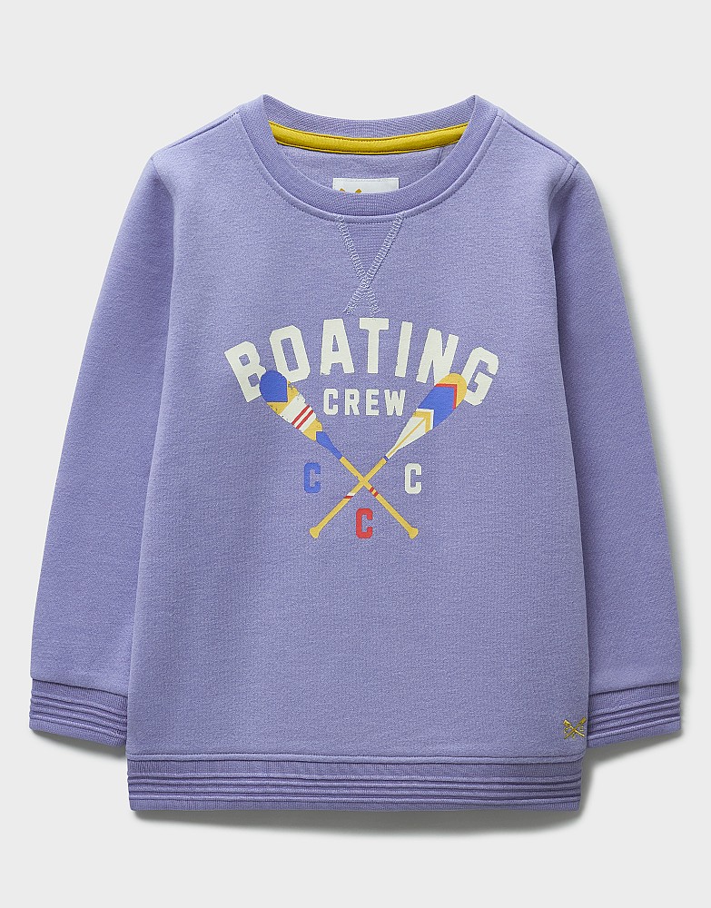 Embroidery Graphic Sweatshirt