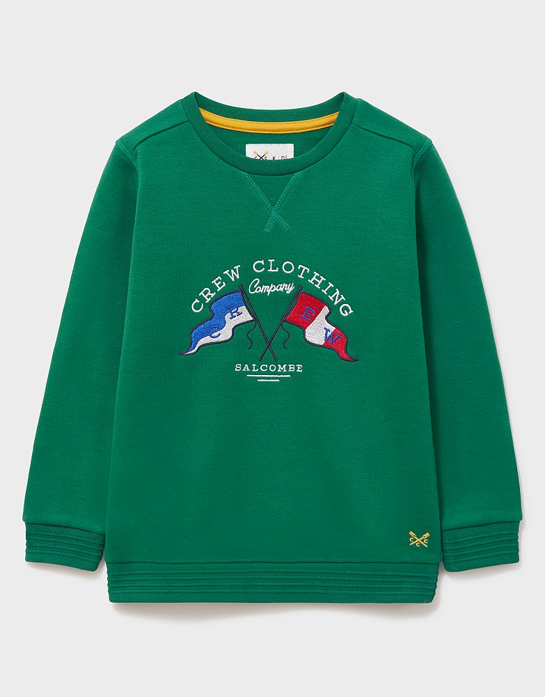 Embroidery Graphic Sweatshirt