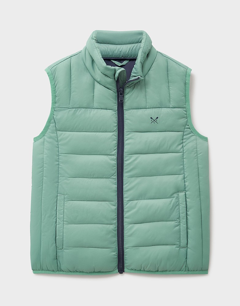Lightweight Lowther Gilet in Sage Green