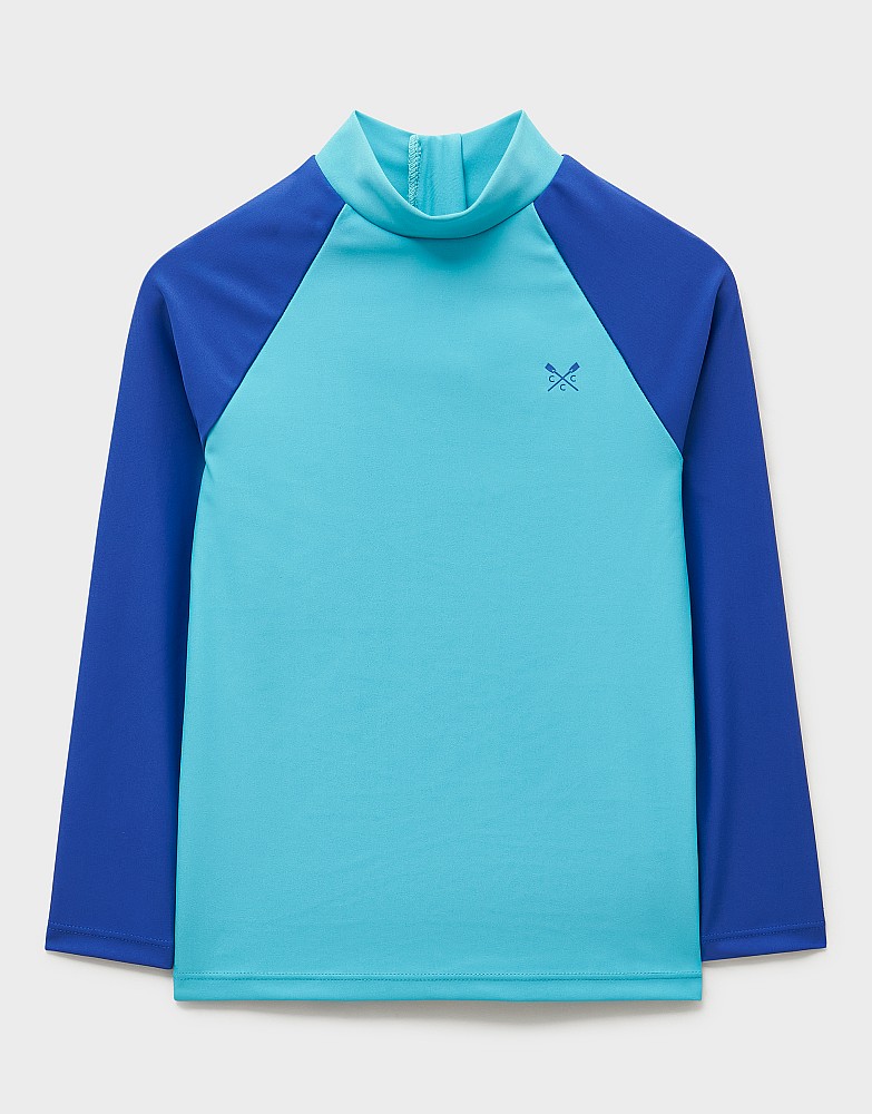 Rash Vest in Blue & Turquoise