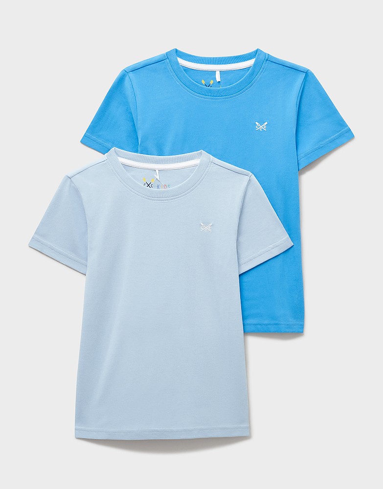 2 Pack Classic Cotton Tees in Blue
