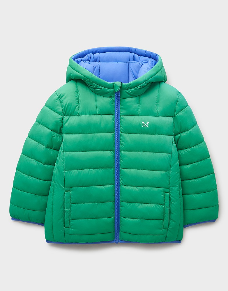 Reversible Lowther Jacket in Green and Blue