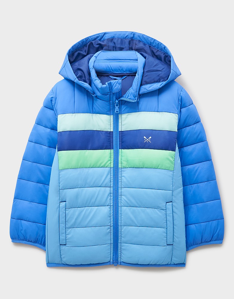 Colourblock Lightweight Jacket in Blue