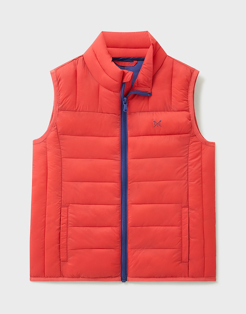 Lightweight Lowther Gilet in Red