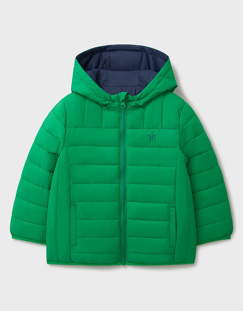 Reversible Lightweight Lowther Jacket in Green