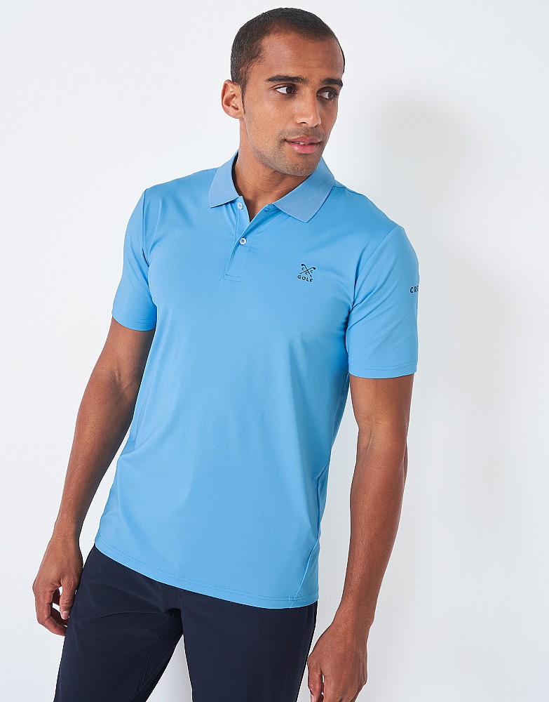 Smart Blue Golf Polo Shirt
