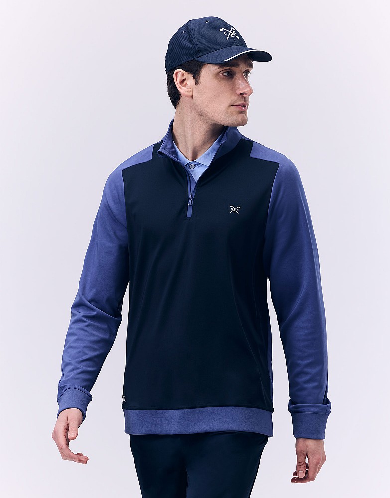Men's Champion Golf Half Zip Sweatshirt from Crew Clothing Company
