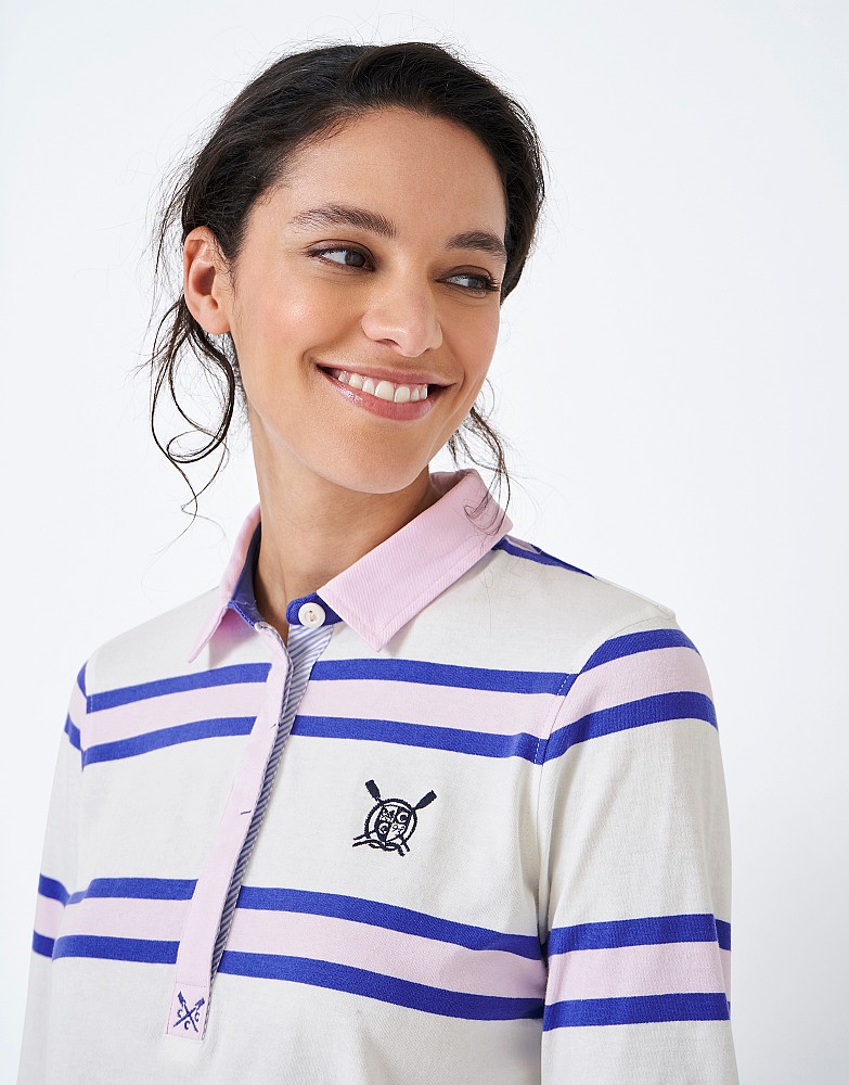 Women's 30th Collection Croft Rugby Shirt from Crew Clothing Company