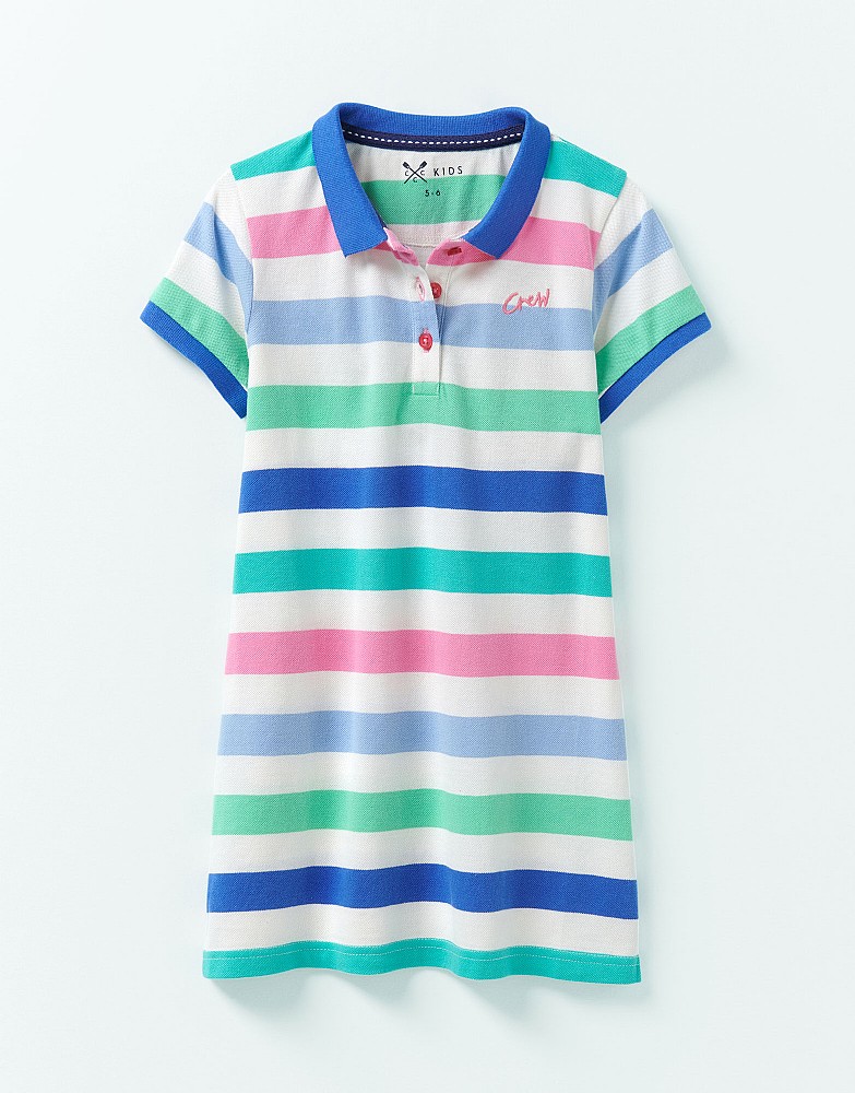 Stripe Polo Shirt Dress