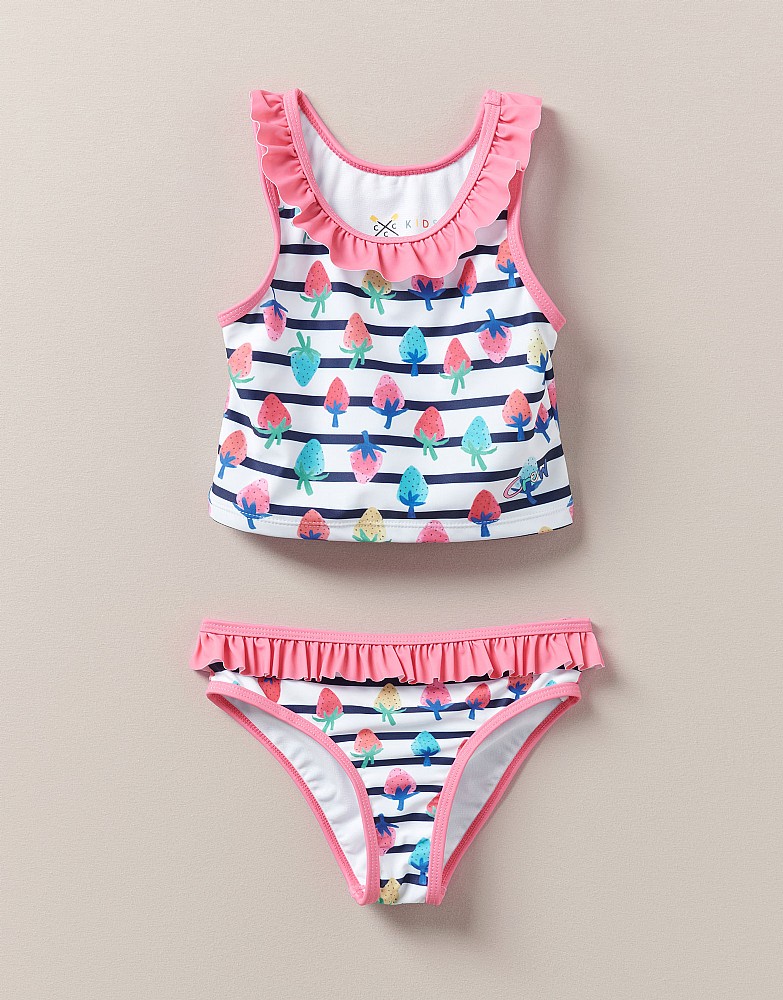 Strawberry Stripe Breton Tankini