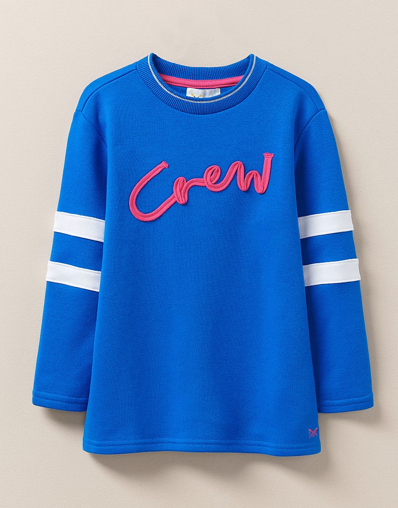 Crew Script Crew Neck Sweatshirt