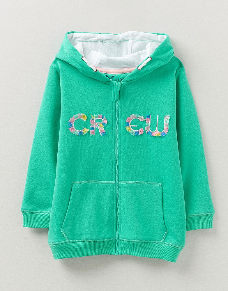 Crew Embroidered Hoodie