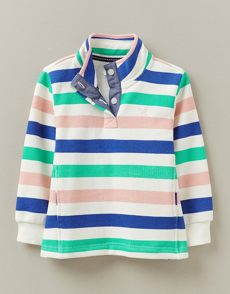 Multi Stripe Padstow Sweatshirt
