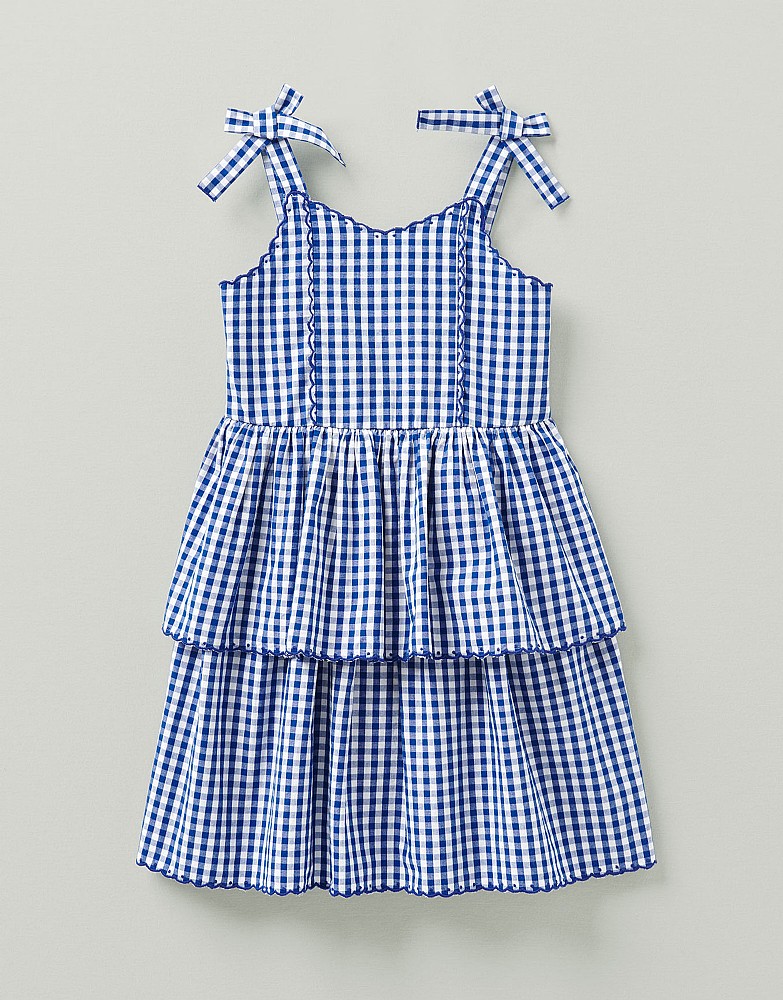 Girls' Gingham Strappy Dress from Crew Clothing Company
