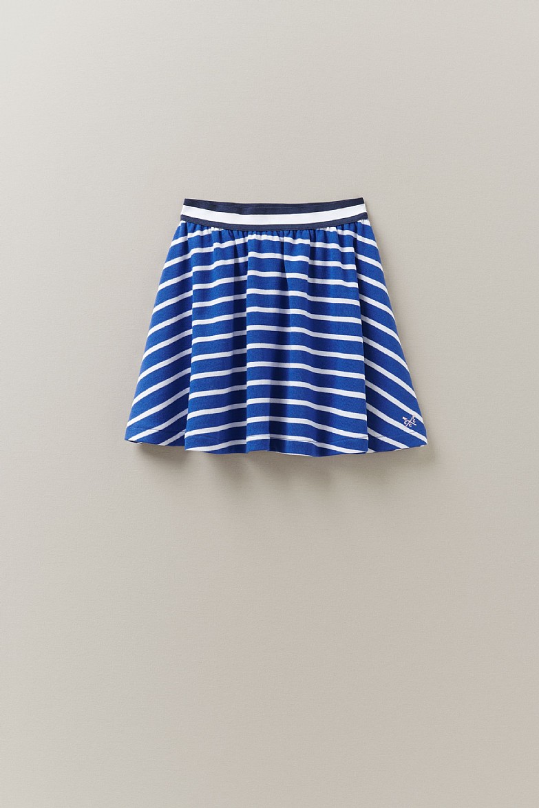 Stripe Jersey Skirt