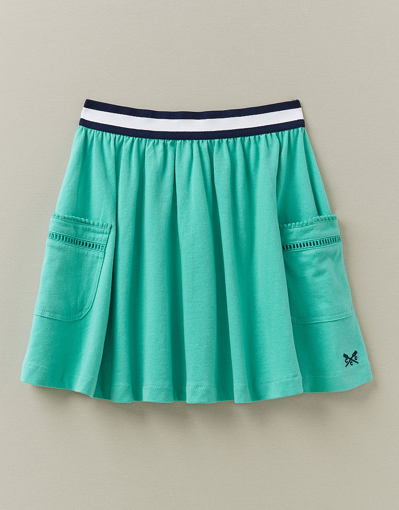 Jersey Skirt With Elastic Waistband