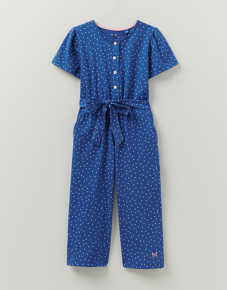 Girls' Jersey Spot Jumpsuit