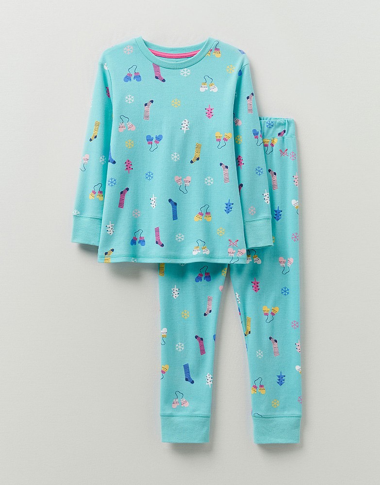 Girls' Long Sleeve Pyjama Set from Crew Clothing Company
