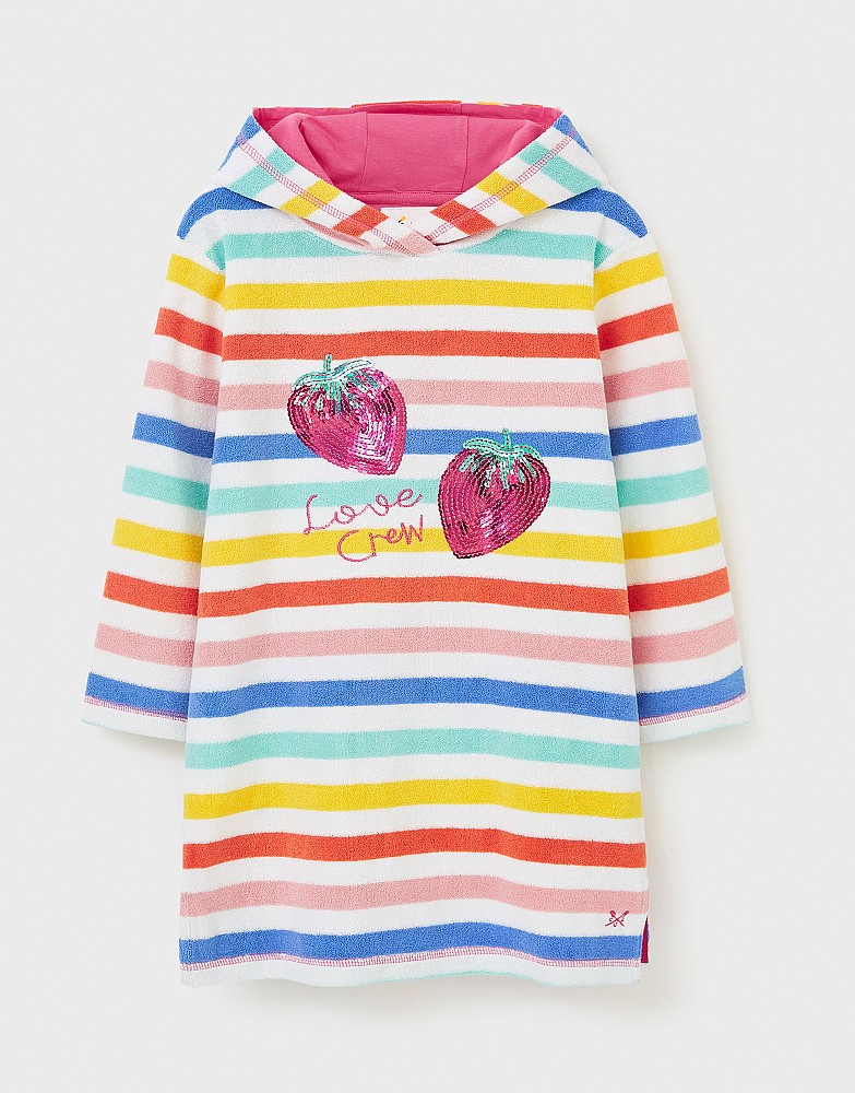 Strawberry Stripe Towel Cover Up