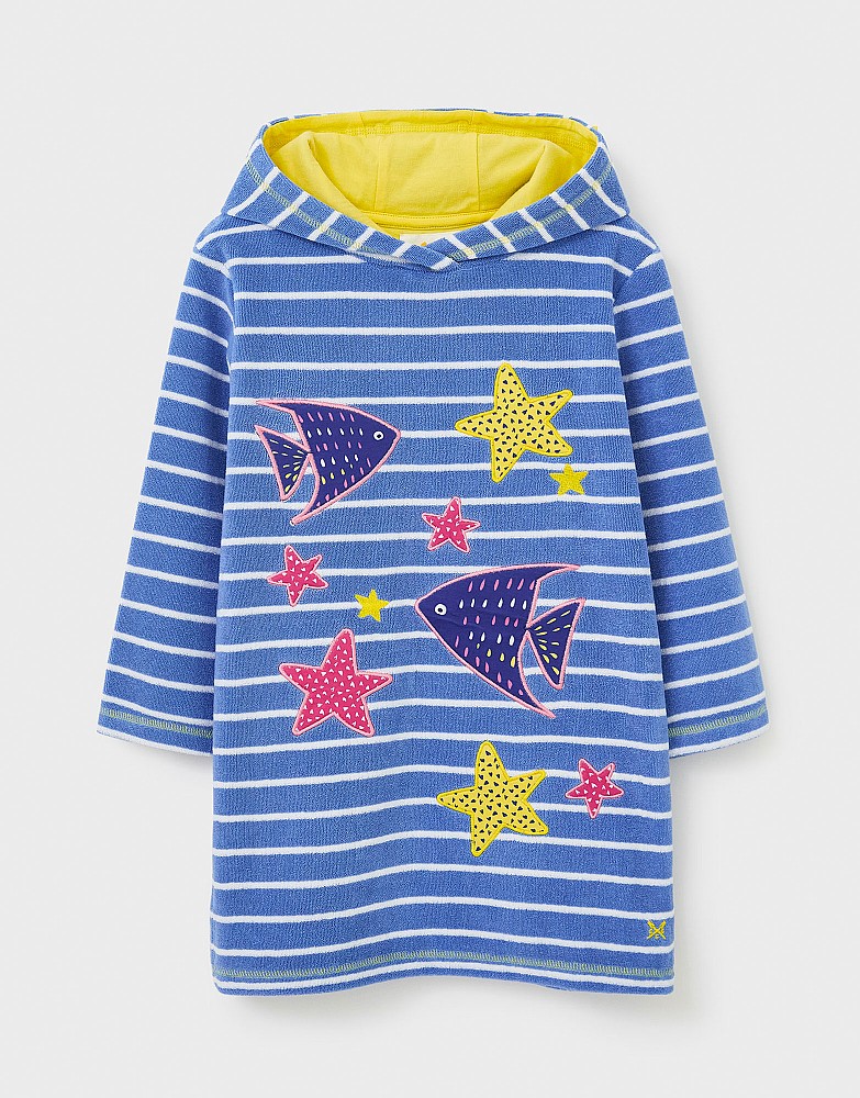 Fish Stripe Towel Cover Up