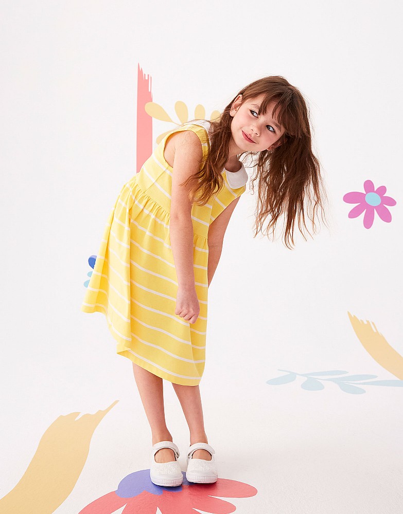 Jersey Peter Pan Collar Dress