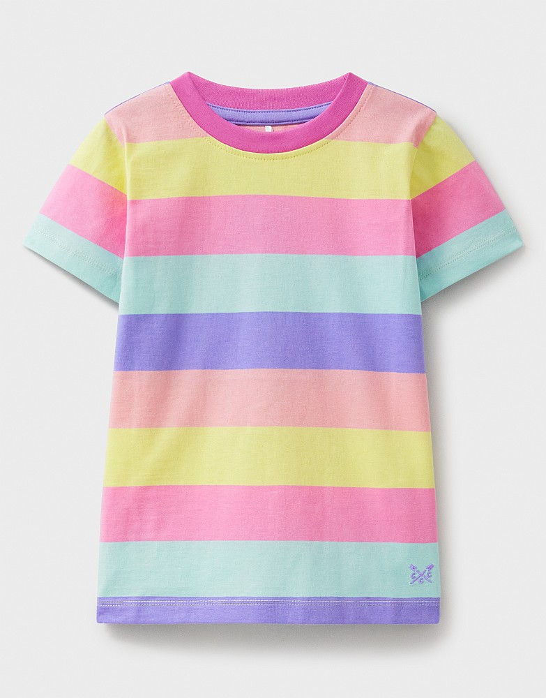 Yarn Dyed Short Sleeve Striped T-Shirt