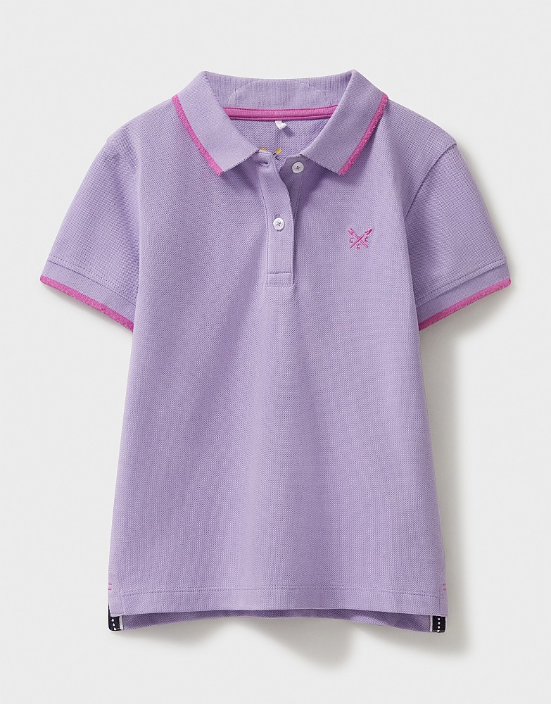 Tipped Short Sleeve Pique Polo Shirt